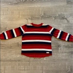 Striped long sleeve tee